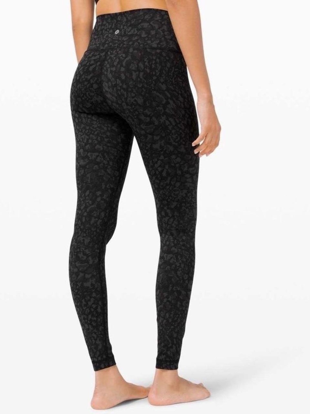 Lululemon Wunder Under Tight 25" Wild Thing Camo Deep Coal